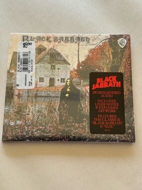Black Sabbath - Self Titled Album CD (2016, Warner Bros.) New Sealed RR2 1871